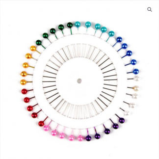 Glass Headed Pins (per Round)